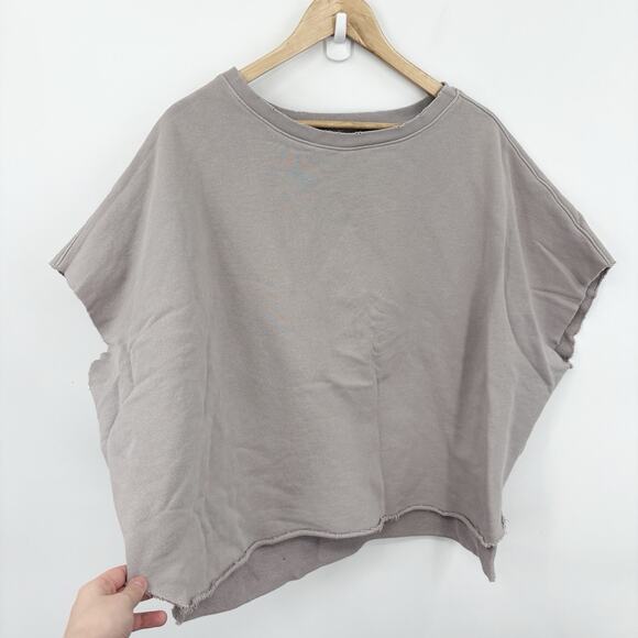 Frank & Eileen Tops - Frank & Eileen Capelet Sweatshirt One Size Minimalist Lounge Luxury Capsule Soft